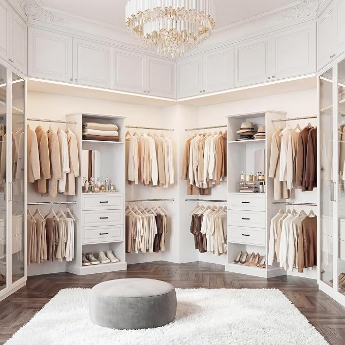 Unikito Closet System, 4FT - 9FT Closet Organizer - Image 4