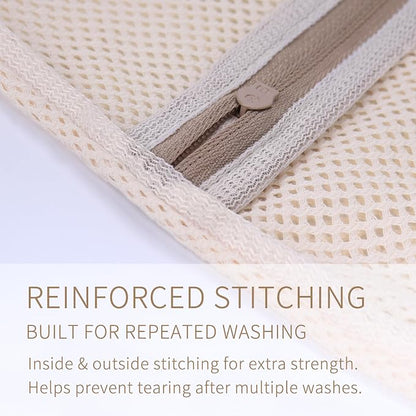 Muchfun Soft Cotton Mesh Laundry Bags - Image 6