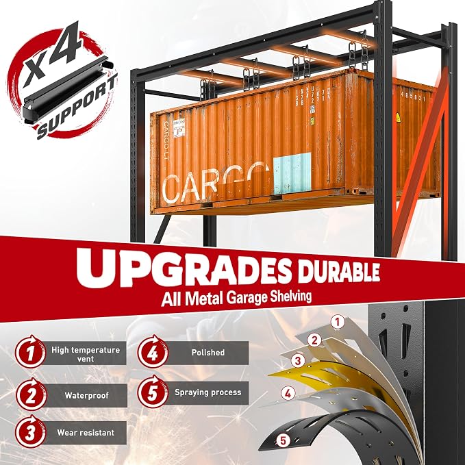 Romorgniz Garage Shelving Heavy Duty, 5000LBS Steel Rack - Image 7