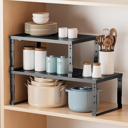Metal Stackable Expandable Storage Shelf - Image 5