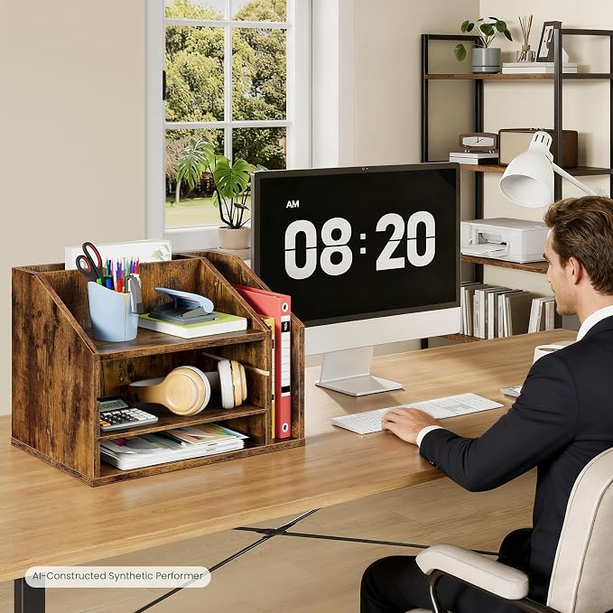 CHOEZON Wooden Desk Organizer - Image 2