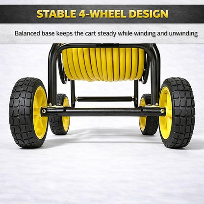 Garden Hose Reel Cart, Heavy Duty Hose Reel - Image 6
