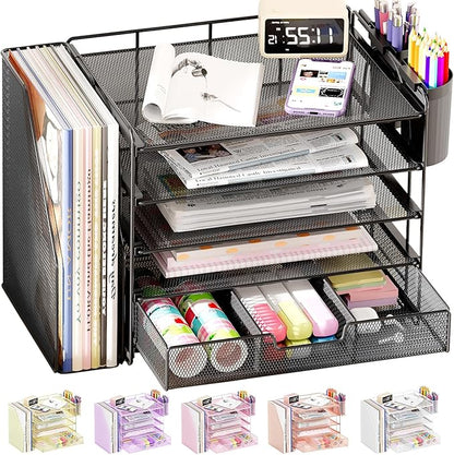 OPNICE Desk Organizer, 5-Tier Desktop File Organizer by OPNICE