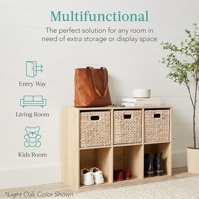 Best Choice Products 6-Cube Storage Organizer, 11in Shelf Opening, Display Shelf - Image 5