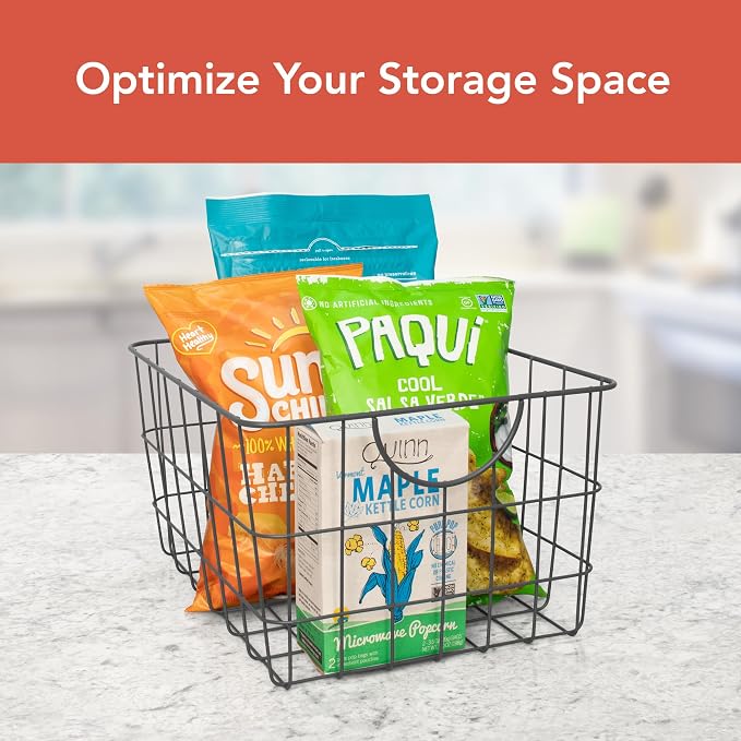 Spectrum Utility Steel Wire Storage Basket - Image 2