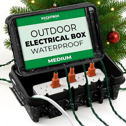 SockitBox – The Original Weatherproof Connection Box – Indoor & Outdoor by SockitBox
