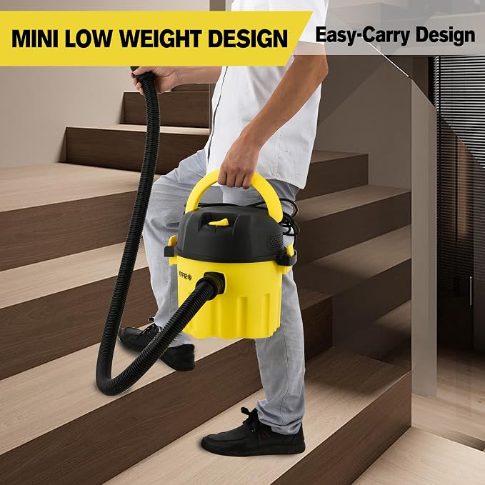 Wet-Dry Vacuum, 3-in-1 Portable Shop Vacuum Cleaner - Image 2