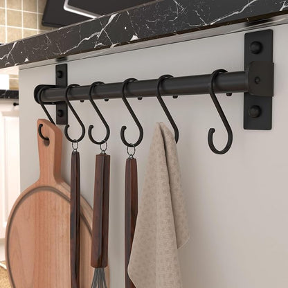 Dseap Kitchen Utensil Holder Hanger, Pot and Pan Rack Wall Mounted, Kitchen Rail - Image 3