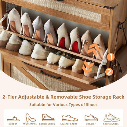 LEYAOYAO Shoe Cabinet Storage for Entryway - Image 6