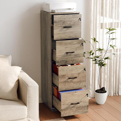 VINGLI 4 Drawer File Cabinet - Image 2