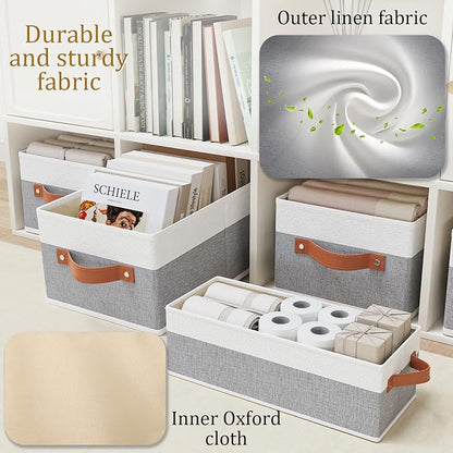 OUTBROS Storage Bins, Foldable Storage Baskets - Image 7