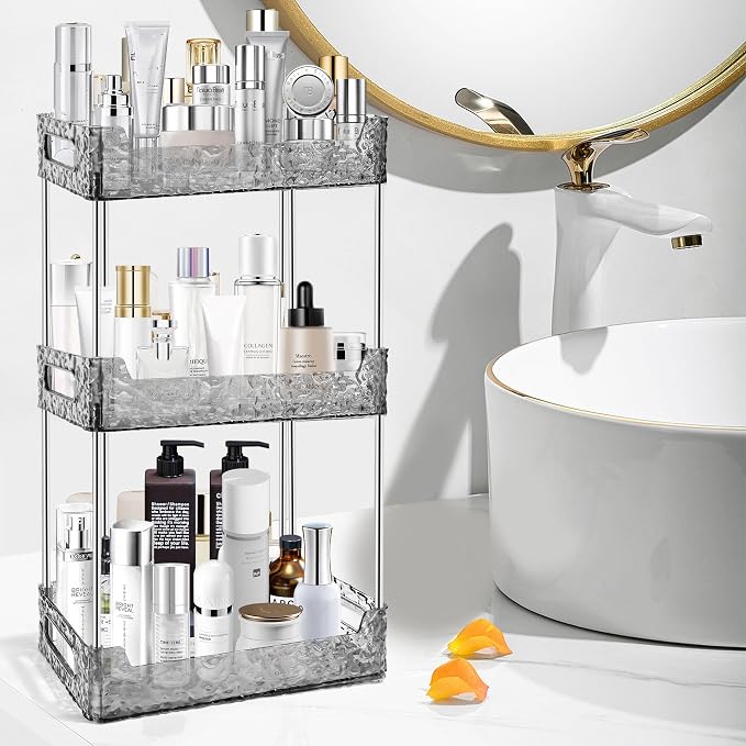 3-Tier Bathroom Counter Organizer Countertop Storage, Dresser Organizer Vanity - Image 6