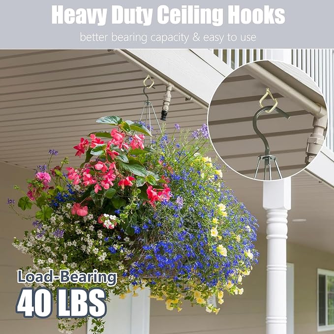 20PCS Eye Screw Hooks for Hanging Heavy Duty - Image 6