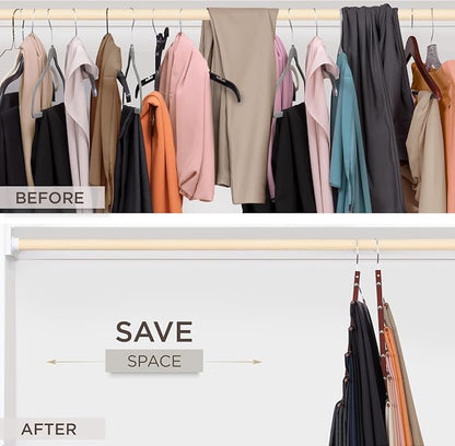 MORALVE Pants Hangers Space Saving - Image 3