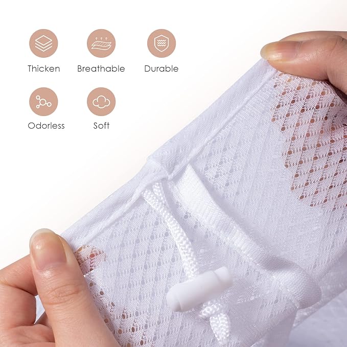 Meowoo Large Mesh Laundry Bag, 24×36inch Heavy Duty Mesh Laundry Bags - Image 4