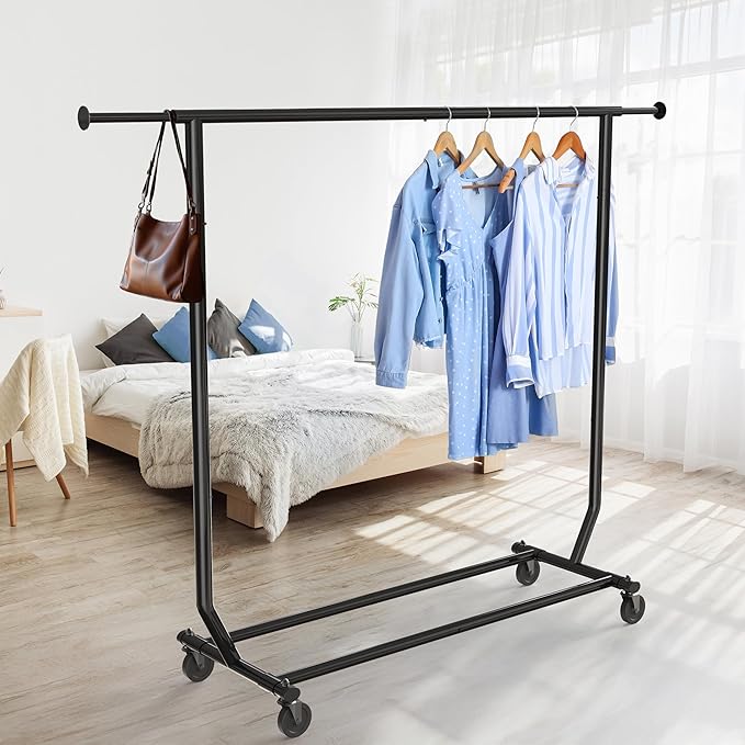 Simple Houseware Supreme Commercial Grade Clothing Garment Rack, Extendable - Image 7