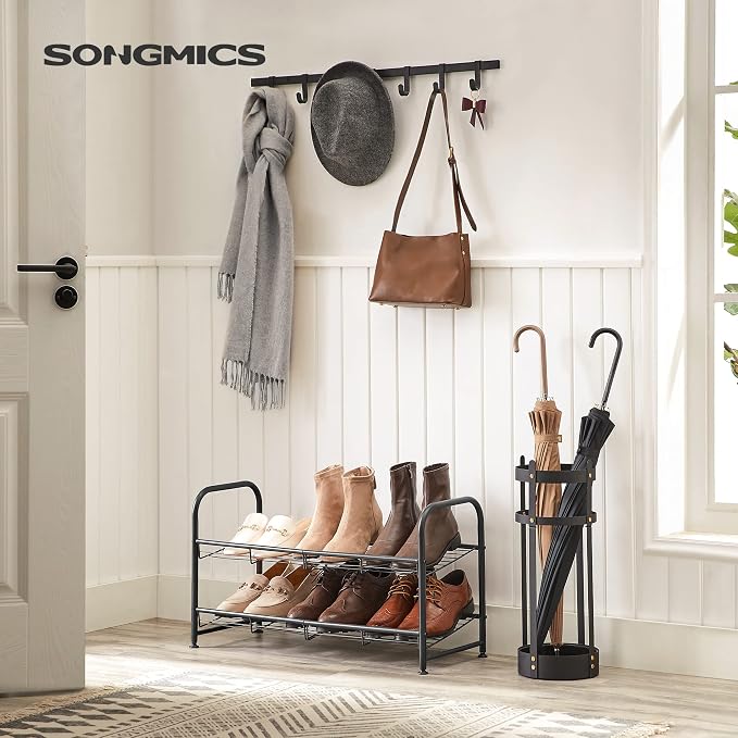 SONGMICS Shoe Rack, 2 Tier Shoe Organizer - Image 2