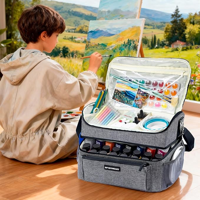 Acrylic Paint Organizer Bag - Image 2