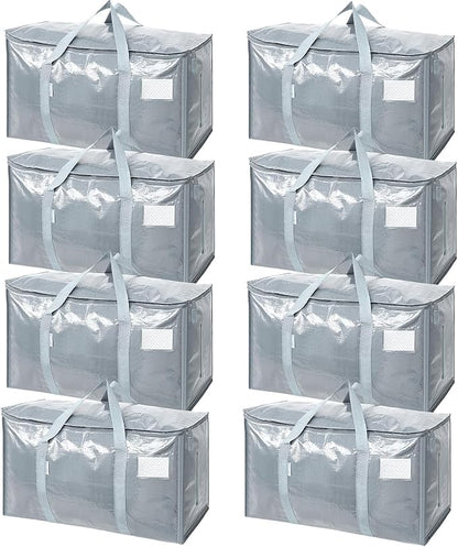 TICONN 8 Pack Extra Large Moving Bags Heavy Duty by TICONN