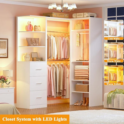 HUAHUU Large Corner Closet System - Image 7