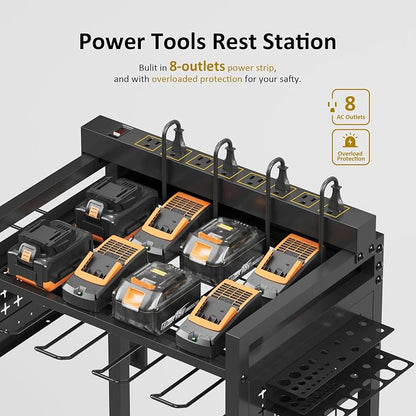 Power Tool Organizer Rolling Cart - Image 2