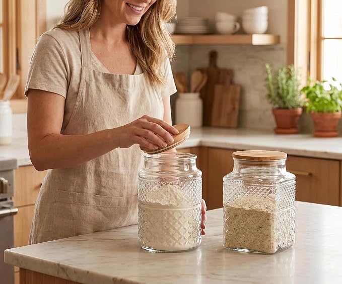 Prettidecor 60 FL OZ Large Glass Storage Jar - Image 4