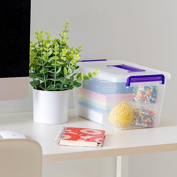 IRIS USA 5 Qt. Plastic Craft Storage Container Bins - Image 9