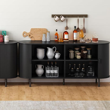63" Sideboard Buffet Cabinet - Image 8