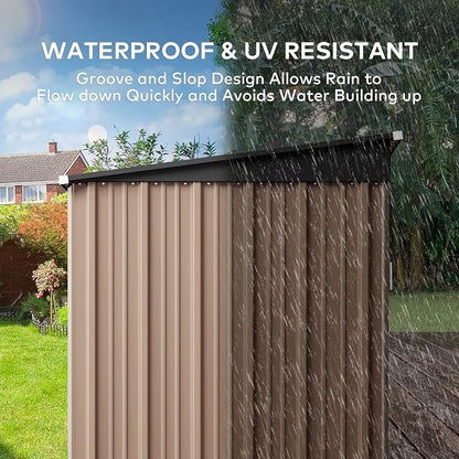 Gizoon 6' x 4' Outdoor Storage Shed - Image 6
