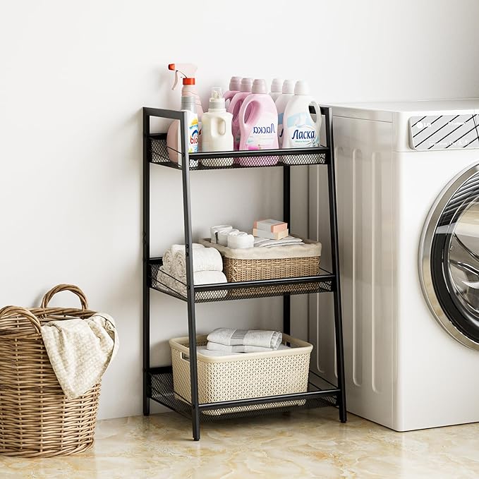 Masupu 3 Tier Bathroom Shelf, Bathroom Organizer and Storage - Image 6