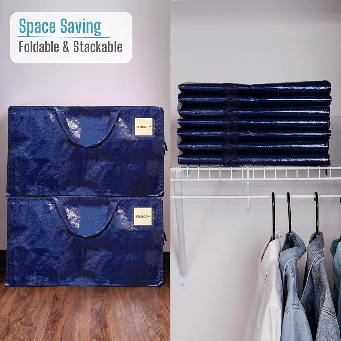 VENO 2 Pack Moving Bags and Large Christmas Decoration Storage Bins - Image 8