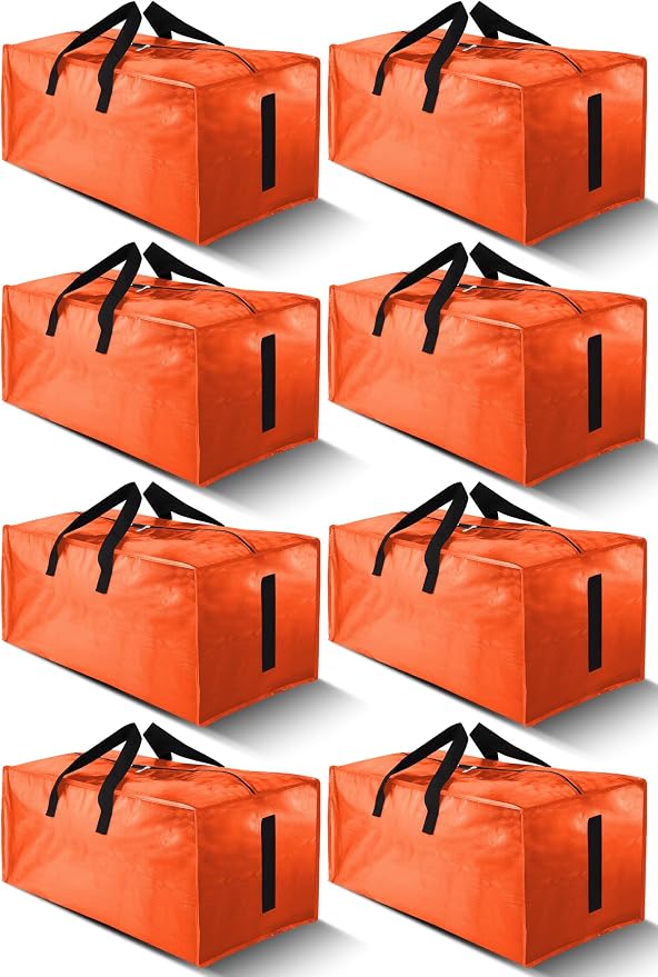 8 Pack Large Strong Moving Bags by HOMESURE