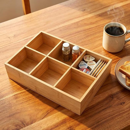 2 Pack Bamboo Desk Organizer - Image 8