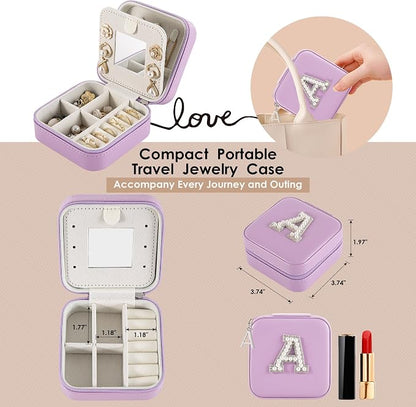 Travel Jewelry Case, Small Jewelry Box Organizer - Image 4
