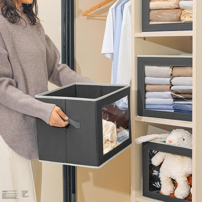 Homsorout Stackable Storage Bins - Image 3