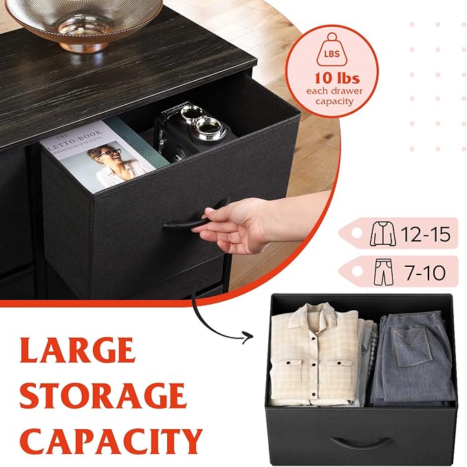 WLIVE Tall Dresser for Bedroom - Image 5