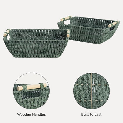 StorageWorks Large Wicker Storage Basket - Image 4