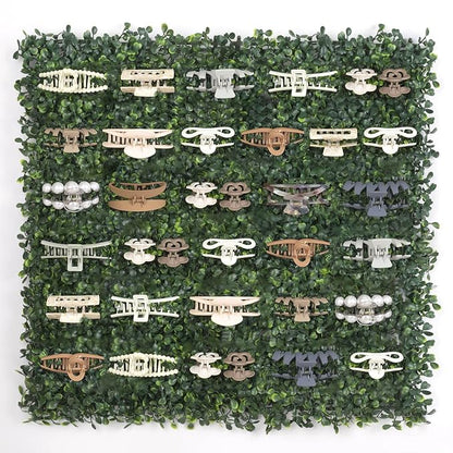 SNOWSTAR Green Grass Claw Clip Organizer Holder, 20x20 inch Hair Clip Stand by WelcometoSNOWSTAR