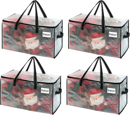 VENO 4 Pack Moving Bags, Comforter and Blanket Storage Bags by Veno