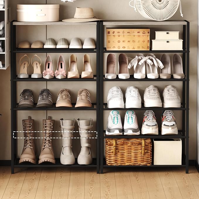 HOMEFORT 6 Tiers Shoe Rack Organizer, Shoe Rack - Image 8