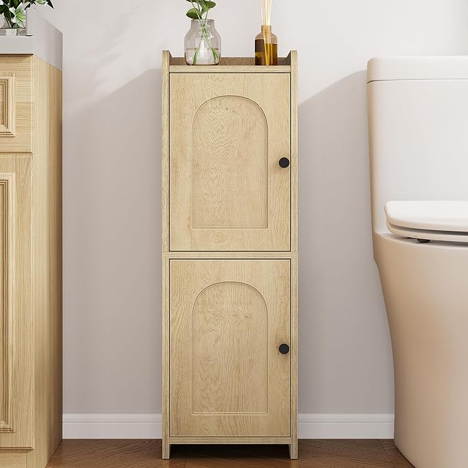 Hzuaneri Bathroom Storage Cabinet, Small Corner Floor Cabinet by Hzuaneri