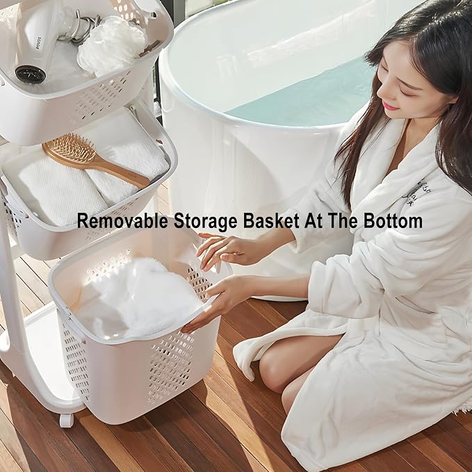 4-Tier Laundry Hamper Sorter - Image 5