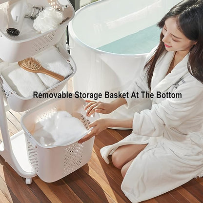 4-Tier Laundry Hamper Sorter - Image 5