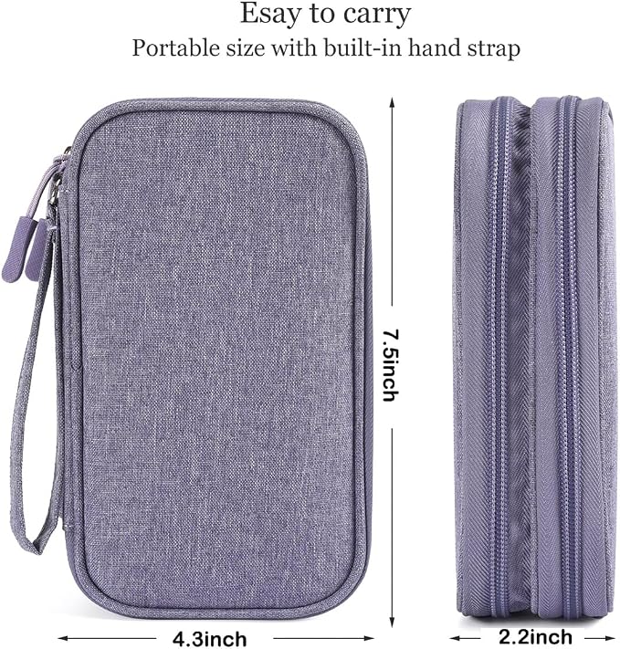 CAAORDKSO Cord Organizer Bag, Travel Cable Organizer Case Waterproof - Image 5