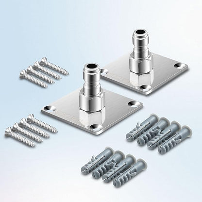 PWACCS Pressure Washer Gun Holder, Stainless Steel 1/4" Quick Connect Wall - Image 7