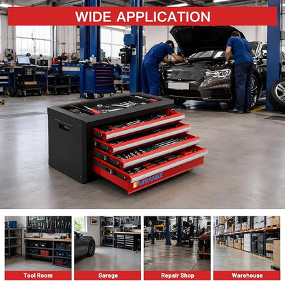 LARBANKE 9-Drawer Rolling Tool Chest, - Image 9