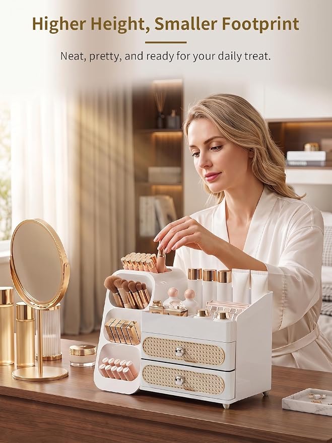 Booklov Makeup Organizer for Vanity, Large Capacity Cosmetic Display Case - Image 5