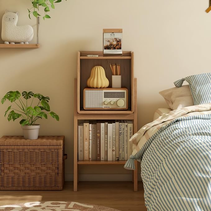 100% Solid Oak Ladder Shelf by Vadisun