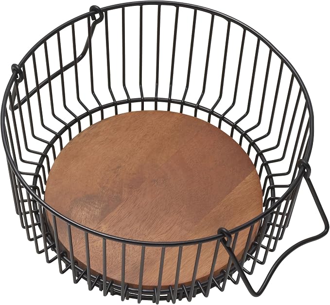 Gourmet Basics by Mikasa Ashford Centerpiece Wire Basket - Image 7