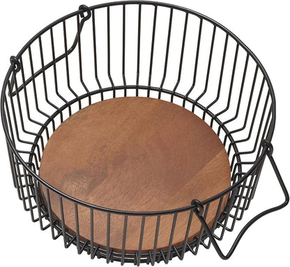 Gourmet Basics by Mikasa Ashford Centerpiece Wire Basket - Image 7